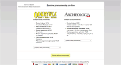 Desktop Screenshot of instytut.odkrywca.pl